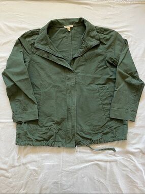 Eileen Fisher Olive Green Utility Jacket